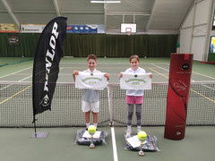 Die beiden Erstplatzierten U11 - Bruno Körnig und Stasa Krtinic