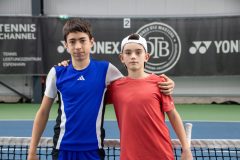 Julian Pflugbeil und Felix Morgenbesser (von links) vor dem Finale. 